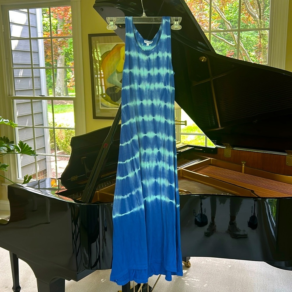 🌿Splendid girls tie dye maxi blue dress, size 10🌿